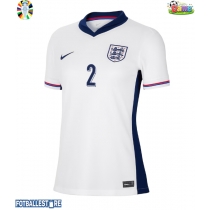 England Kyle Walker #2 Hjemmedrakt Dame EM 2024 Kortermet